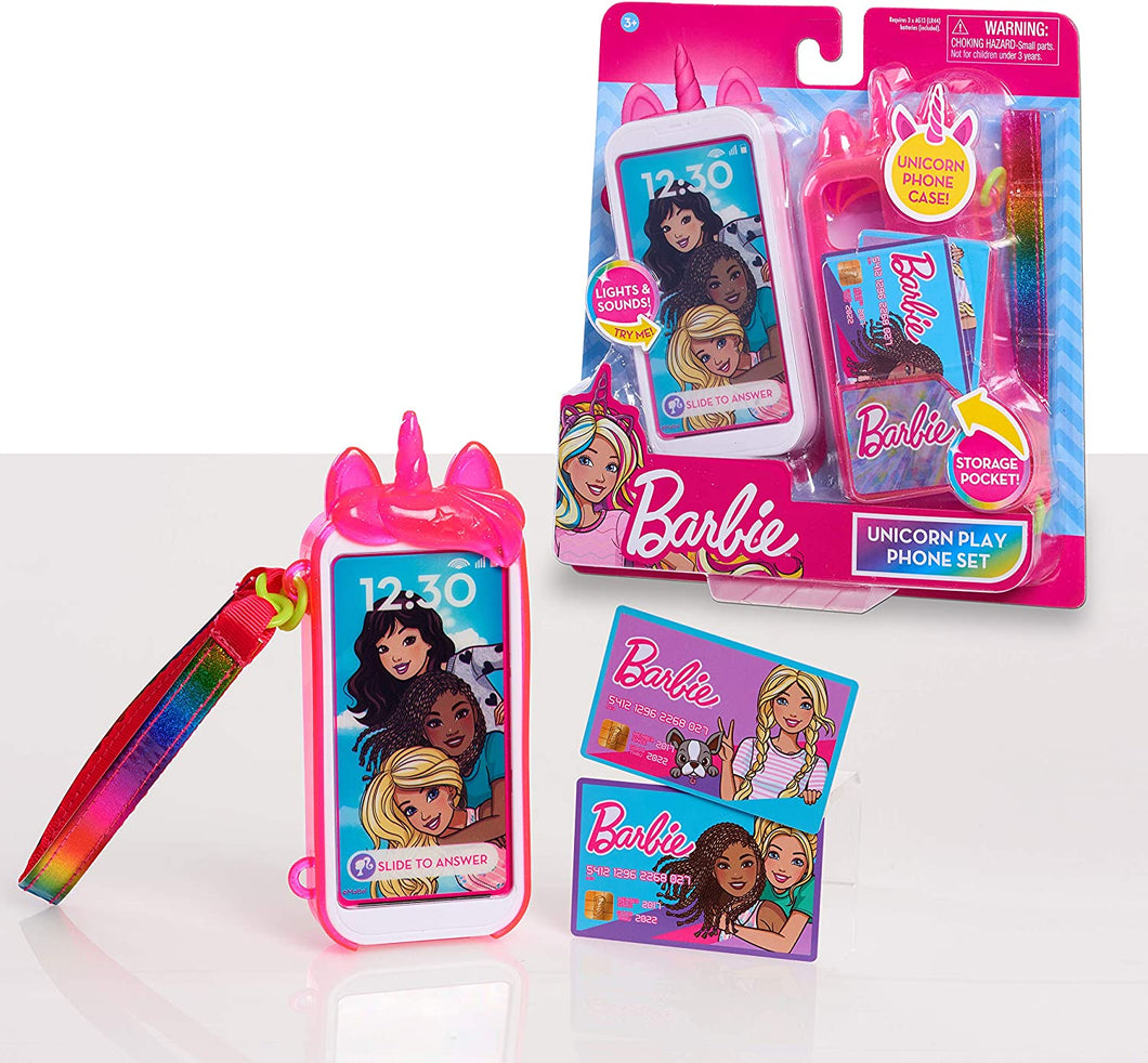 Barbie Unicorn Play Phone Set, 5 Pieces