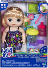 Load image into Gallery viewer, Baby Alive Sweet Spoonfuls Blonde Baby Doll Girl