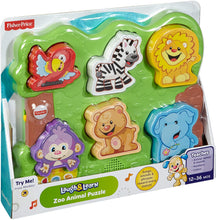 Load image into Gallery viewer, Fisher-Price Laugh &amp; Learn Zoo Animal Puzzle