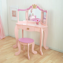 Load image into Gallery viewer, KidKraft Princess Table &amp; Stool