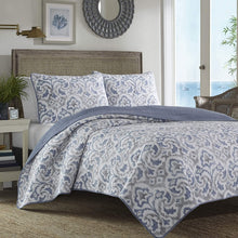 Load image into Gallery viewer, Tommy Bahama Cape Verde Smoke Quilt Set, Twin, Smoke