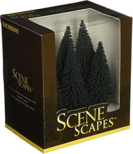 Load image into Gallery viewer, Bachmann Trains - SCENE SCAPES - 5&quot;- 6&quot; PINE TREES (6 per box) - HO Scale