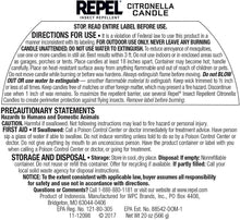Load image into Gallery viewer, Repel Insect Repellent Citronella Candle, Triple Wick, 20-Ounce