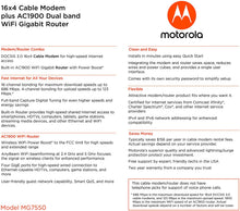 Load image into Gallery viewer, MOTOROLA 16x4 High-Speed Cable Gateway