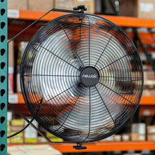 Load image into Gallery viewer, NewAir, WindPro18W, Wall Mounted 18 Inch High-Velocity Industrial Shop Fan with 3 Speed Settings, 3000 CFM,Black