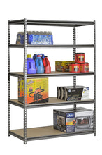 Load image into Gallery viewer, Muscle Rack UR482472PB5PAZ-SV Silver Vein Steel Storage Rack, 5 Adjustable Shelves, 4000 lb. Capacity, 72" Height x 48" Width x 24" Depth