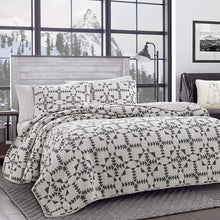 Load image into Gallery viewer, Eddie Bauer Arrowhead Collection 100 Percent Cotton Light-Weight Quilt Bedspread Matching Shams