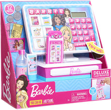 Load image into Gallery viewer, Barbie Deluxe Cash Register with Sounds, 12-Pieces