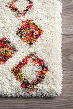 Load image into Gallery viewer, nuLOOM Cicely Bohemian Shag Runner Rug, 2' 8" x 8', White