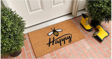 Load image into Gallery viewer, Calloway Mills AZ101231729 Bee Happy Doormat, 17&quot; x 29&quot;, Multicolor
