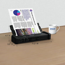 Load image into Gallery viewer, Epson WorkForce ES-200 Color Portable Document Scanner with ADF for PC and Mac, Sheet-fed and Duplex Scanning