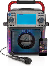 Load image into Gallery viewer, Singing Machine SML682BTBK Groove Cube CDG Karaoke System