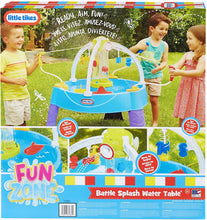 Load image into Gallery viewer, Little Tikes Fun Zone Battle Splash Water Table and Game for Kids