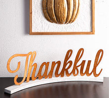 Load image into Gallery viewer, Glitzhome Fall Thankful Tabletop Decorations