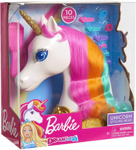 Load image into Gallery viewer, Barbie Dreamtopia Unicorn Styling Head, 10-Pieces