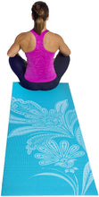 Load image into Gallery viewer, Tone Fitness Yoga Mat with Floral Pattern