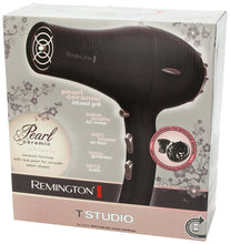 Load image into Gallery viewer, Remington AC2015 Pro Hair Dryer with Pearl Ceramic Technology, Black/Pink