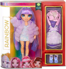 Load image into Gallery viewer, Rainbow High Violet Willow - Purple Clothes Fashion Doll with 2 Complete Mix &amp; Match Outfits and Accessories, Toys for Kids 6 to 12 Years Old