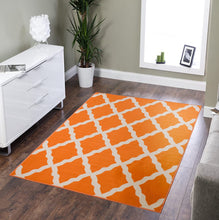 Load image into Gallery viewer, Ottomanson Glamour Collection Contemporary Moroccan Trellis Design Runner Rug (Non-Slip) Kitchen and Bathroom Mat