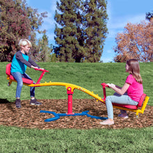 Load image into Gallery viewer, Gym Dandy Spinning Teeter Totter - Impact Absorbing Kids Playground Equipment - 360 Degree Rotation