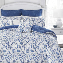 Load image into Gallery viewer, Laura Ashley Home Luxury Ultra Soft Comforter, All Season Bedding Set, Stylish Delicate Design for Home Décor