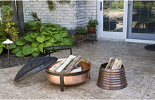 Load image into Gallery viewer, CobraCo SH101 Hand Hammered 100% Copper Fire Pit with Screen and Cover