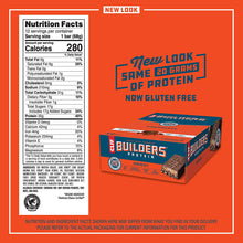 Load image into Gallery viewer, Clif Builders - Protein Bars -20g Protein (2.4 Ounce, 12 Count) (Now Gluten Free)
