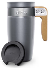Load image into Gallery viewer, Ello Fulton BPA-Free Ceramic Travel Mug with Lid, Grey, 16 oz