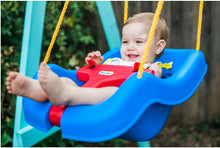 Load image into Gallery viewer, Little Tikes 2-in-1 Snug 'n Secure Swing Blue