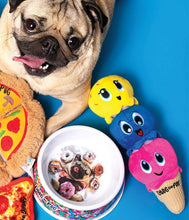 Load image into Gallery viewer, Outward Hound Doug The Pug Incrediplush Ice Cream Cone Squeaky Plush Dog Toy