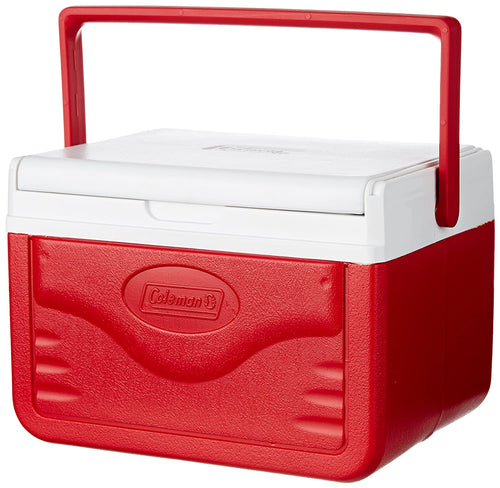 Coleman FlipLid Cooler, 5 Quart , Red