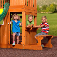 Load image into Gallery viewer, Backyard Discovery Oakmont All Cedar Wood Playset Swing Set