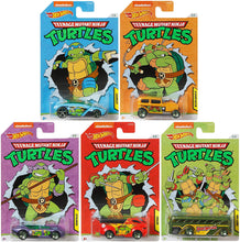 Load image into Gallery viewer, Hot Wheels 2020 Teenage Mutant Ninja Turtles 5 car Set .. .