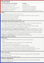 Load image into Gallery viewer, Cold-EEZE Plus Defense Cold-Shortening Lozenges, 12 Count, Cold Remedy, Citrus with Elderberry Flavor