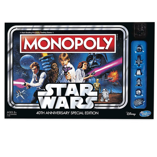 Hasbro Gaming Monopoly Game: Star Wars 40th Anniversary Special Edition
