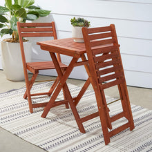 Load image into Gallery viewer, Vifah Outdoor Wood Folding Bistro Set