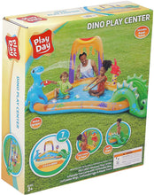 Load image into Gallery viewer, Play Day Dinosaur Inflatable Play Center 102" X 69" X 44", for Ages 2+