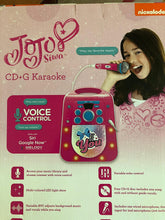 Load image into Gallery viewer, Jojo Siwa CD G Karaoke Machine with One Wired Microphone