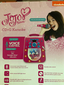 Jojo Siwa CD G Karaoke Machine with One Wired Microphone
