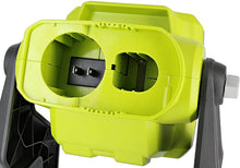 Load image into Gallery viewer, Ryobi P721 One+ 1,800 Lumen 18V Hybrid AC and Lithium Ion Powered Flat Standing LED Work Light with Onboard Mounting Options (Battery and Extension Cord Not Included, Light Only)