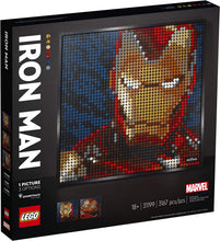 Load image into Gallery viewer, LEGO Art Marvel Studios Iron Man 31199 Building Kit for Adults; A Creative Wall Art Set Featuring Iron Man That Makes an Awesome Gift, New 2020 (3,167 Pieces)