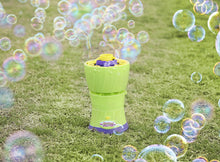 Load image into Gallery viewer, Gazillion Bubble Rush Bubble Blower Machine Bubbles for Kids, Purple/Green