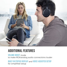 Load image into Gallery viewer, MEE audio Connect Hub Universal Dual Headphone and Speaker Bluetooth Audio Transmitter and Receiver for TV with aptX Low Latency, optical and analog pass-through, extended range, and volume boost