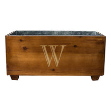 Load image into Gallery viewer, Cathy&#39;s Concepts Personalized Wooden Wine Trough, Letter X