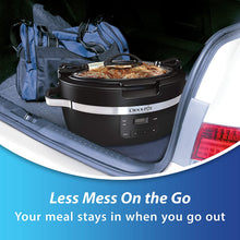 Load image into Gallery viewer, Crockpot Thermoshield Easy Carry Handles |6 Quart Manual Slow Cooker, Black