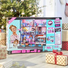 Load image into Gallery viewer, LOL Surprise OMG House – New Real Wood Doll House with 85+ Surprises | 3 Stories, 6 Rooms including Elevator, Tub, Pool, Patio, Living Room, Kitchen, Piano Bedroom, Bathroom, and Fashion Closet