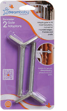 Load image into Gallery viewer, Dreambaby Banister Gate Adaptors, Silver