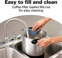 Load image into Gallery viewer, Hamilton Beach 45 Cup Fast Brew Coffee Urn and Hot Beverage Dispenser, Stainless Steel (40521)