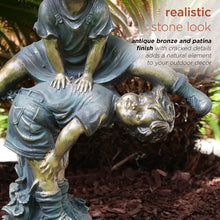 Load image into Gallery viewer, Alpine Corporation GXT260 Statue, 20&quot; x 11&quot; x 26&quot;, Bronze