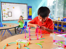Load image into Gallery viewer, Learning Resources Dive into Shapes! A "Sea" and Build Geometry Set, 129 Pieces